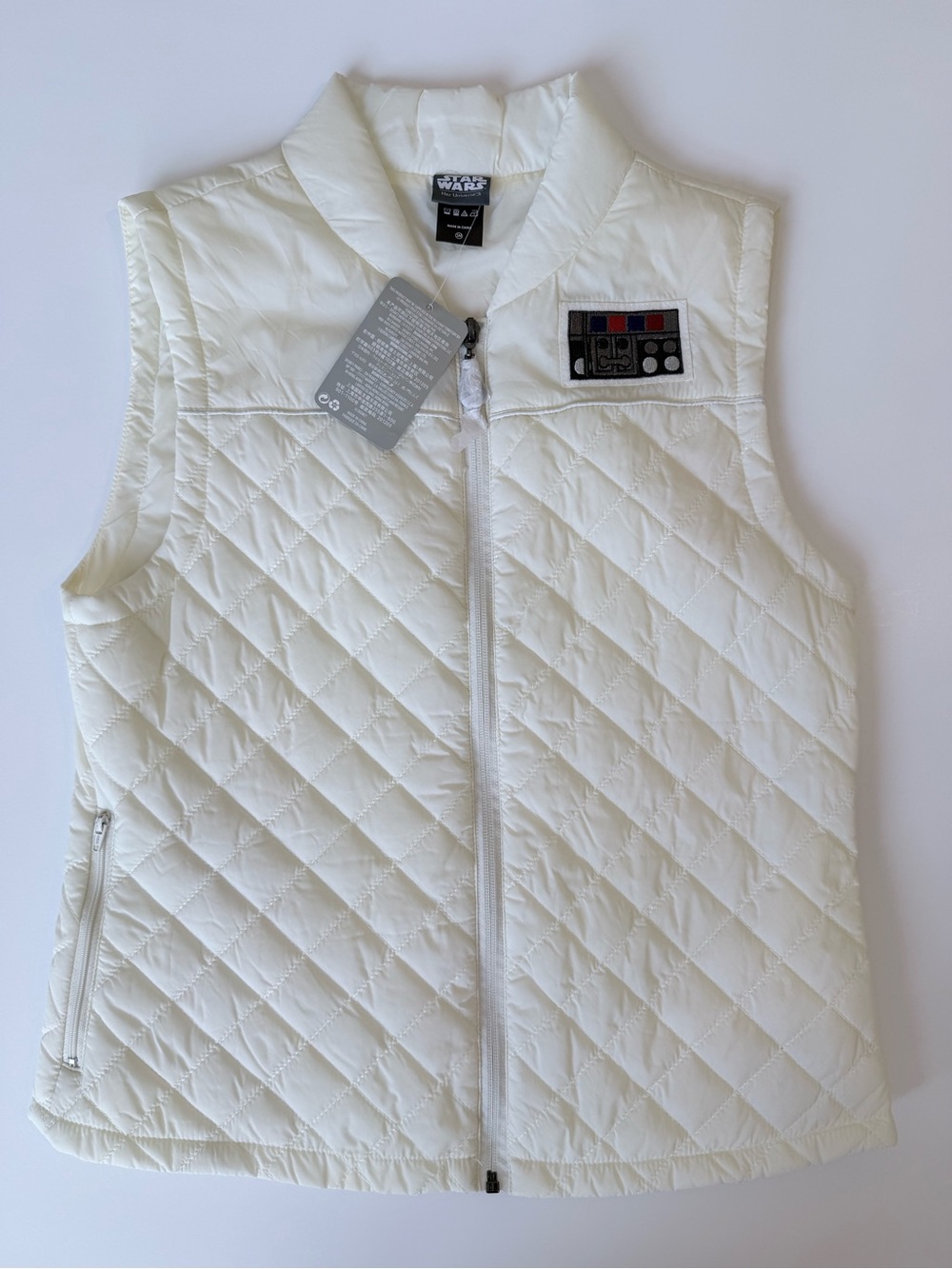 Her Universe Star Wars Princess Leia Hoth Quilted Vest Costume Cosplay NWT